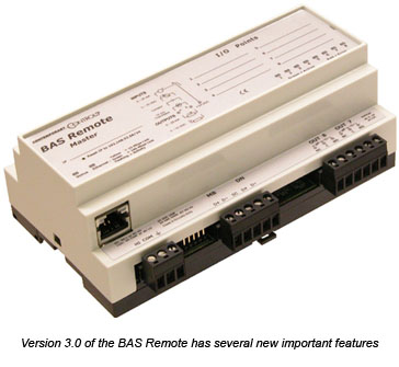Version 3.0 of the BAS Remote has several important features