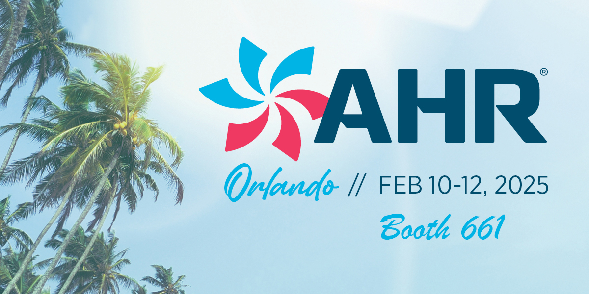 ahr logo with palm trees and booth 661