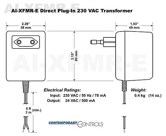 Ai-XFMR-E Direct Plug-In