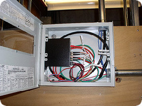 Interior of the Communications Cabinet